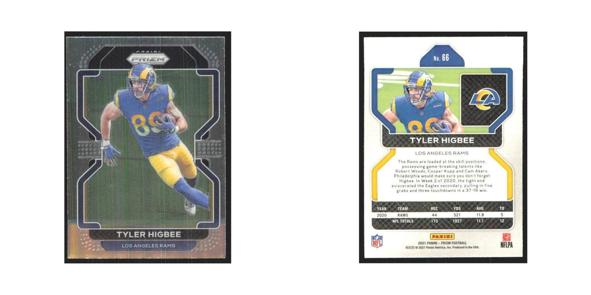 2021 Panini Prizm Tyler Higbee Rams #66