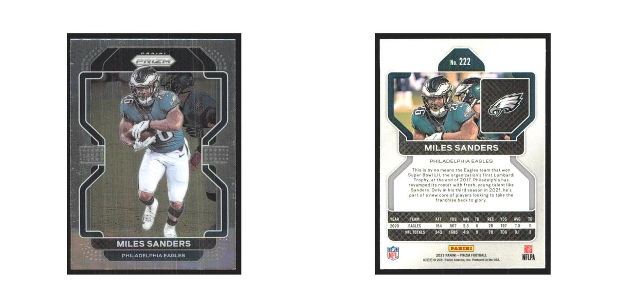 2021 Panini Prizm Miles Sanders Eagles #222