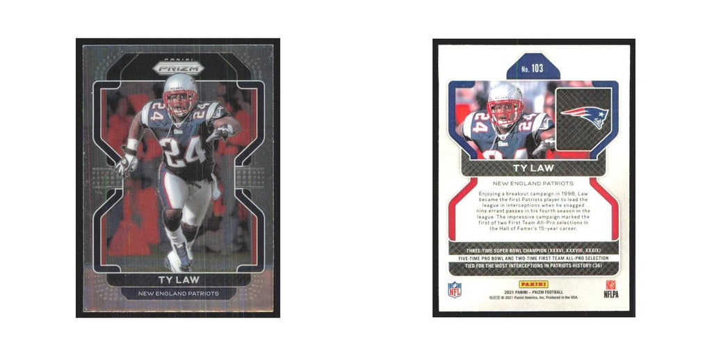 2021 Panini Prizm Ty Law Patriots #103