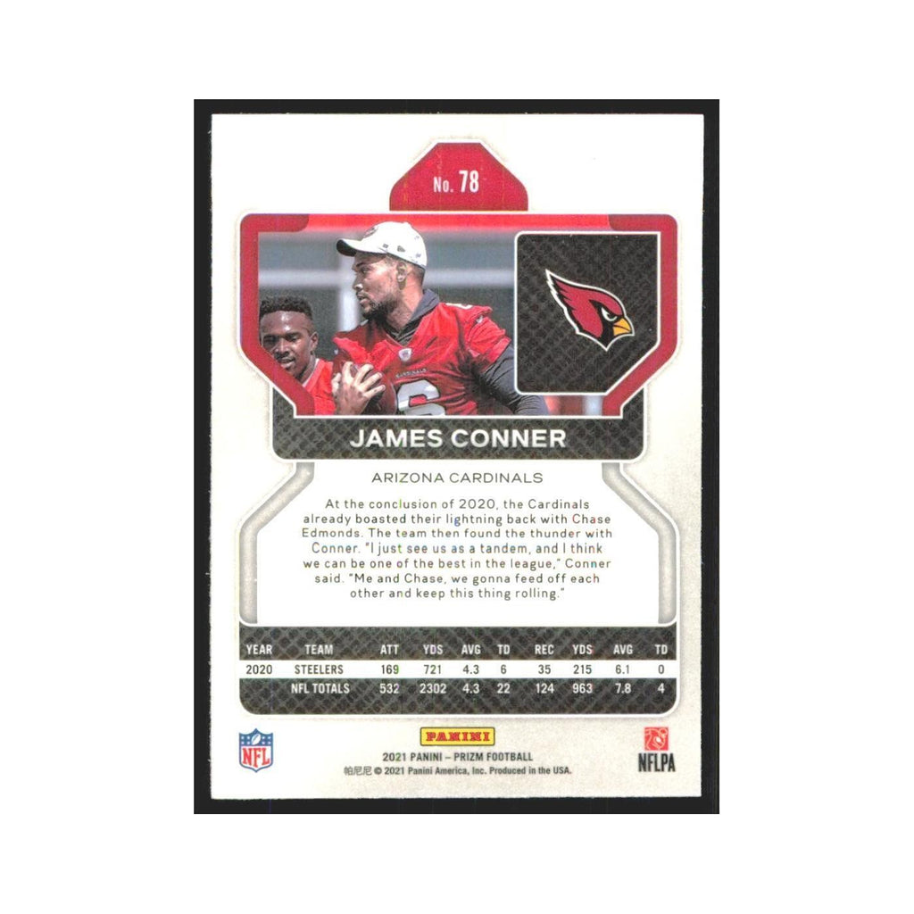 2021 Panini Prizm James Conner Cardinals #78