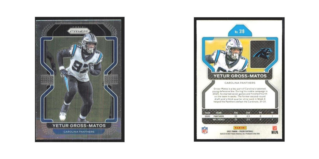 2021 Panini Prizm Yetur Gross-Matos Panthers #319