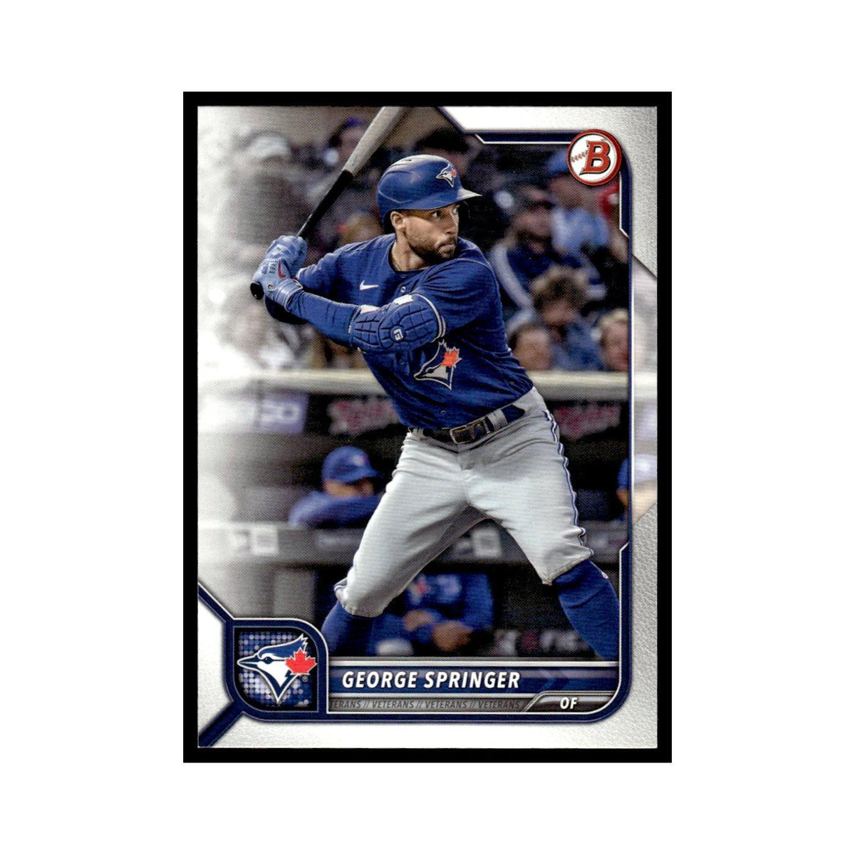 George Springer 2022 Bowman #63 Toronto Blue Jays Baseball Card NM