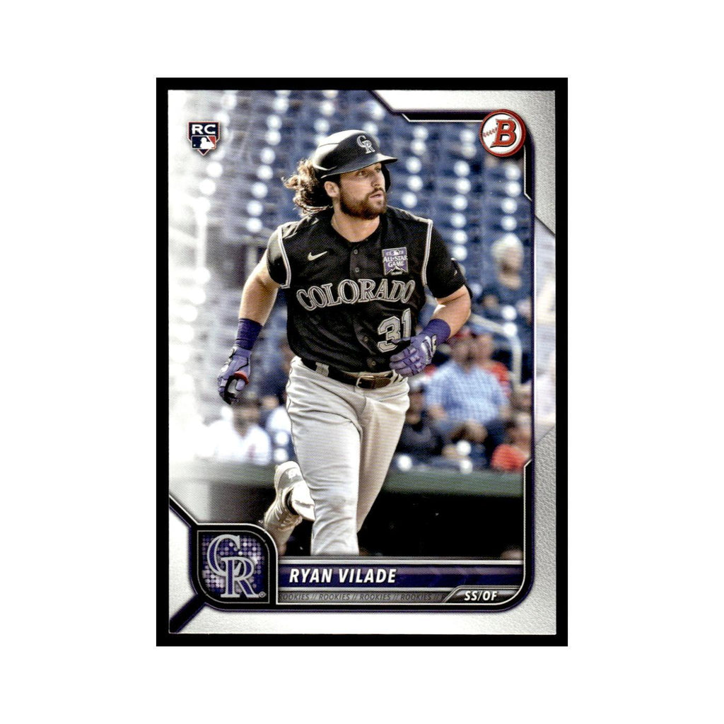 Ryan Vilade Rookie 2022 Bowman #100 Colorado Rockies Baseball Card NM