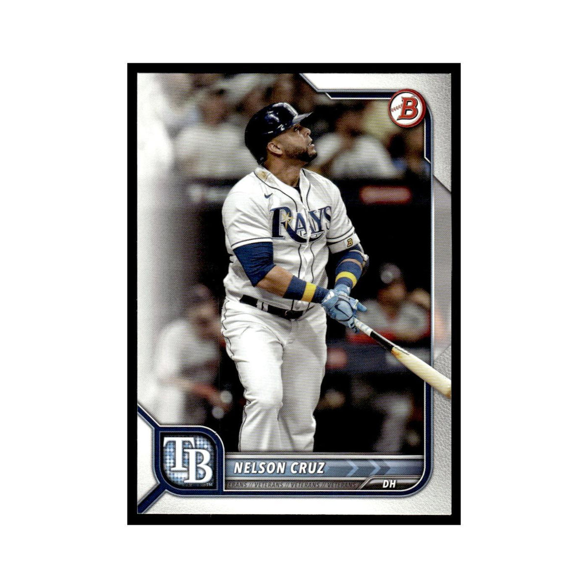 Nelson Cruz 2022 Bowman #73 Tampa Bay Rays Baseball Card NM