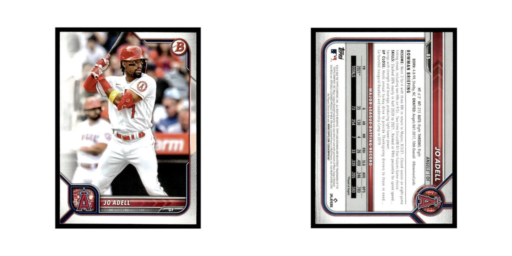 Jo Adell 2022 Bowman #85 Los Angeles Angels Baseball Card NM