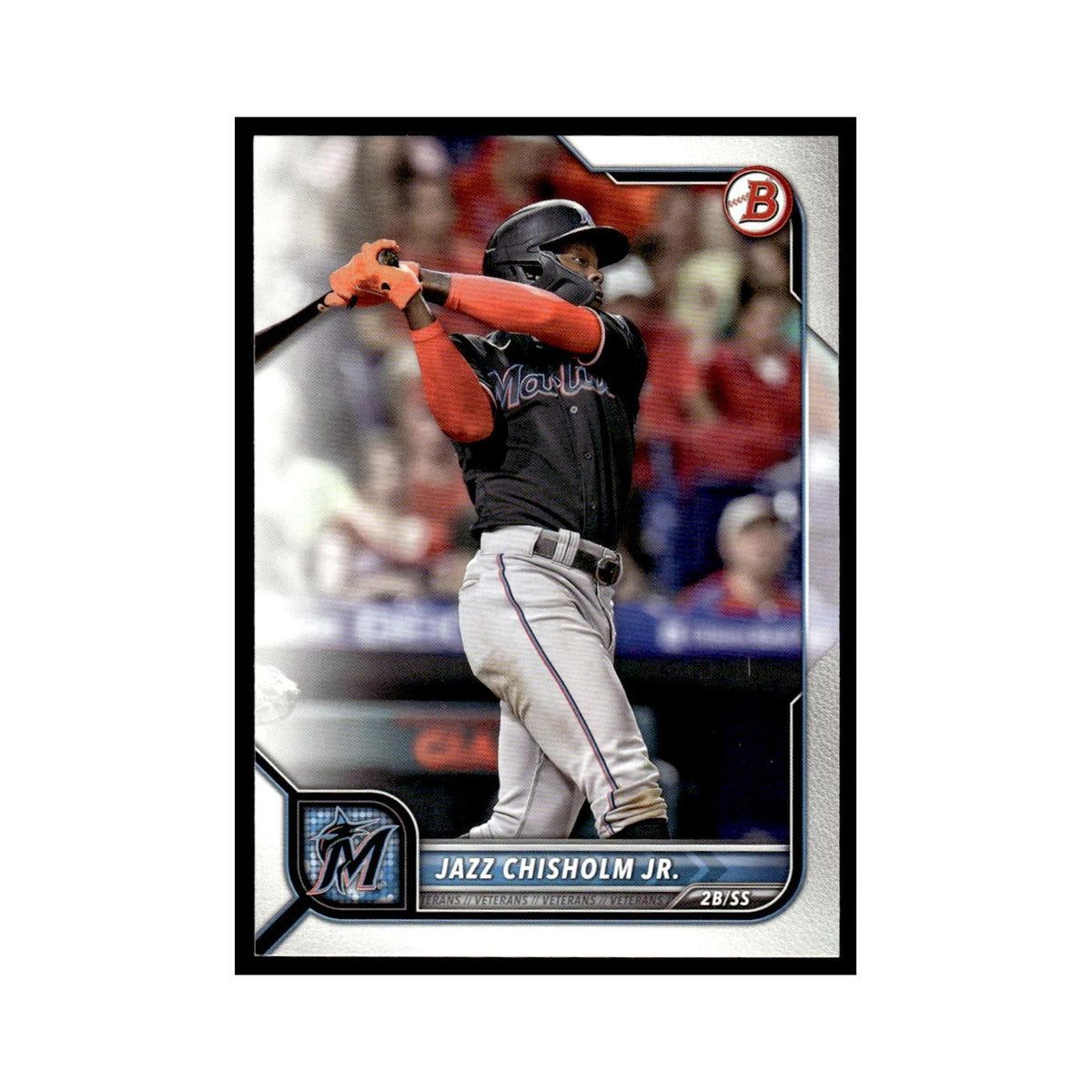 Jazz Chisholm Jr. 2022 Bowman #4 Miami Marlins Baseball Card NM