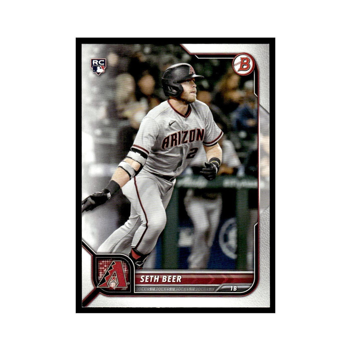 Seth Beer Rookie 2022 Bowman #36 Arizona Diamondbacks Baseball Card NM