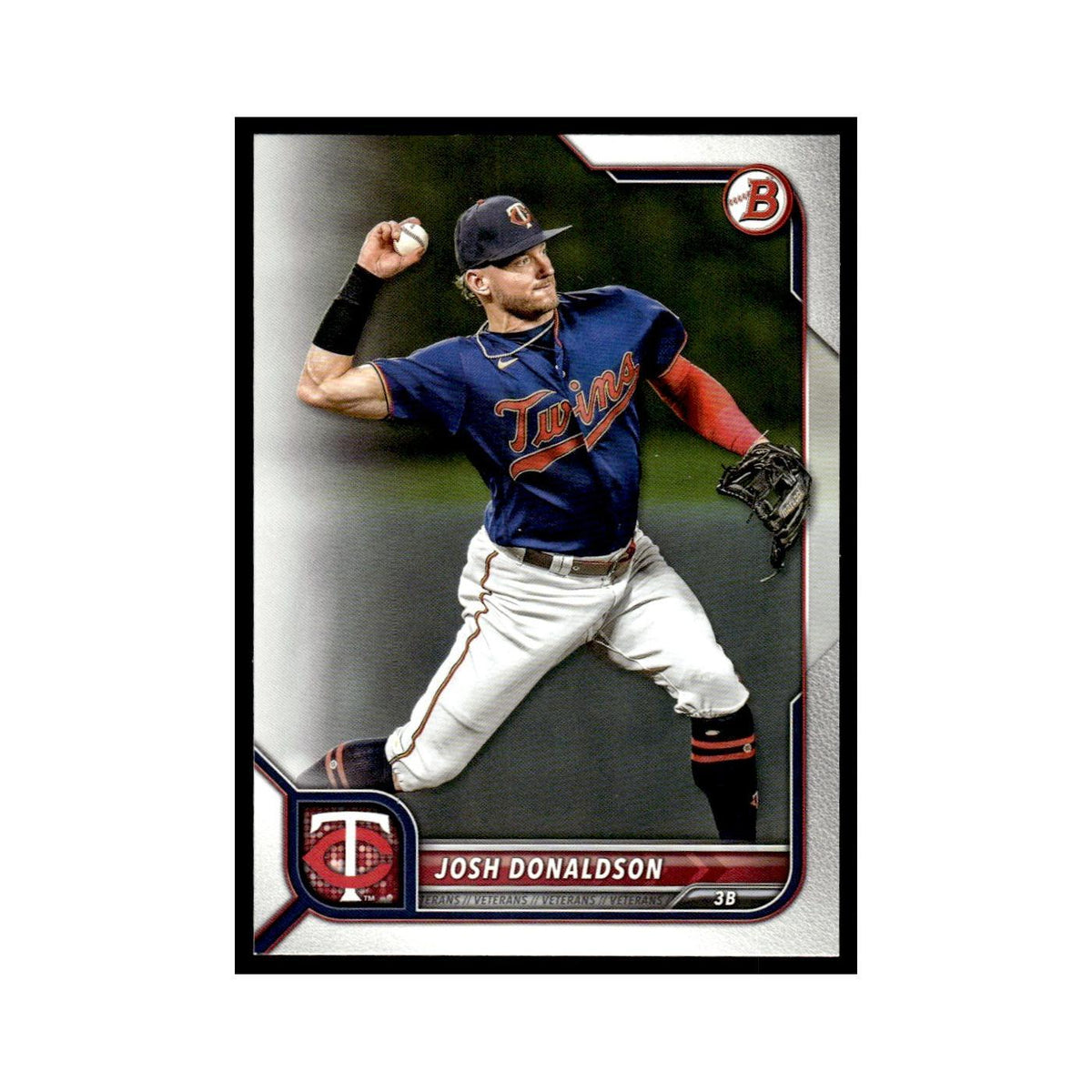 Josh Donaldson 2022 Bowman #80 Minnesota Twins Baseball Card NM