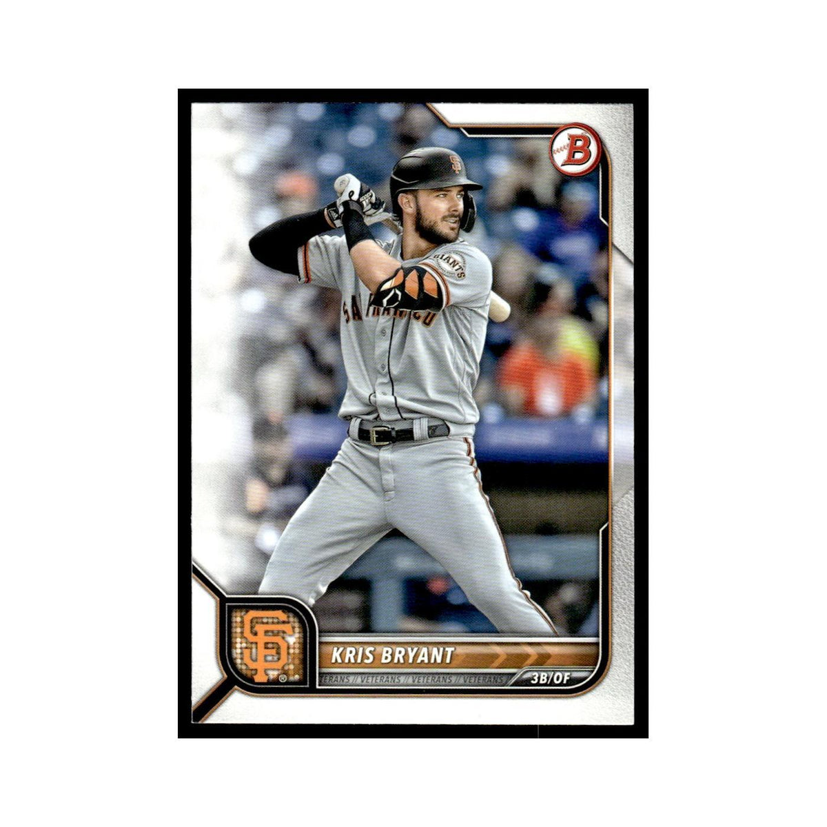 Kris Bryant 2022 Bowman #98 San Francisco Giants Baseball Card NM