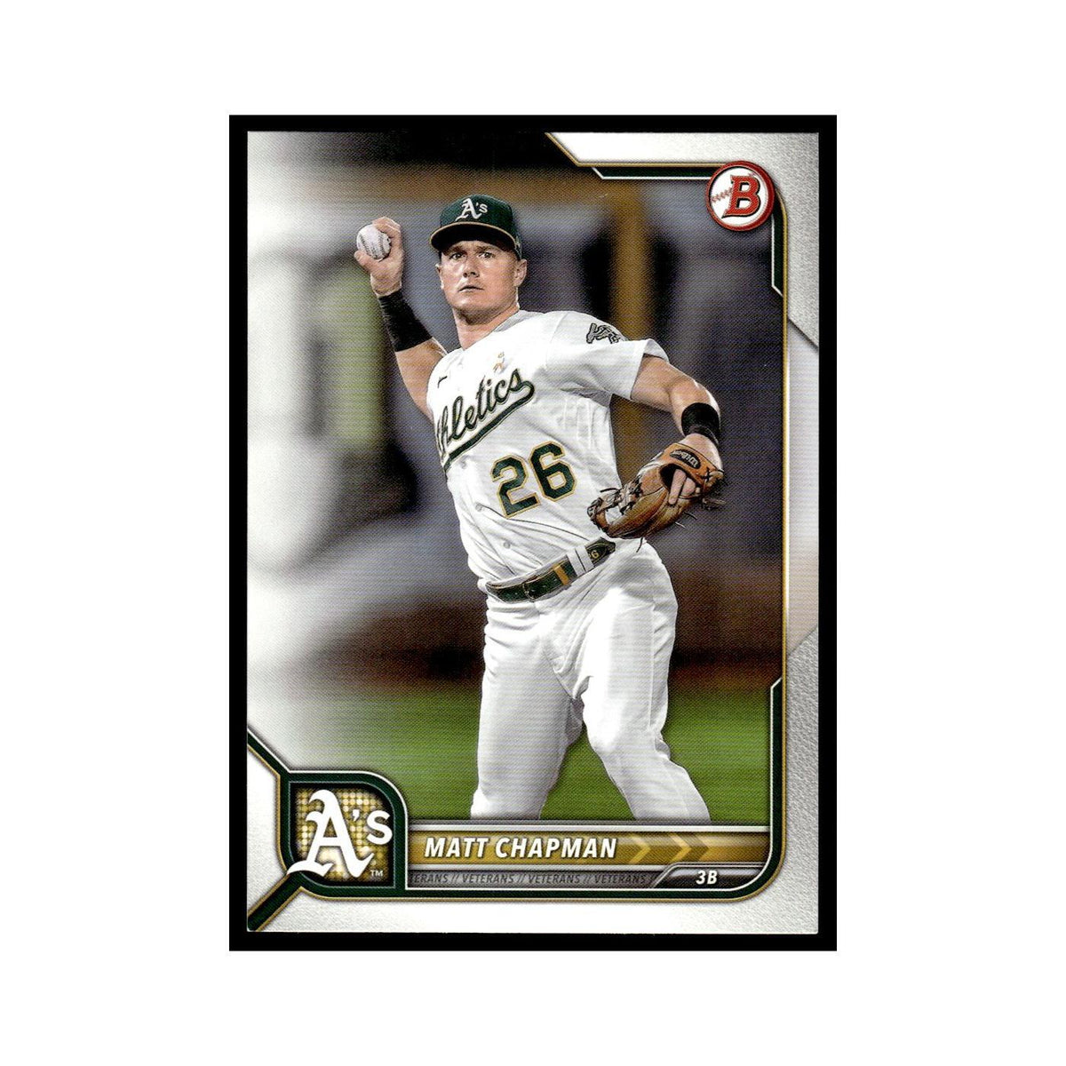 Matt Chapman 2022 Bowman #77 Oakland Athletics Baseball Card NM