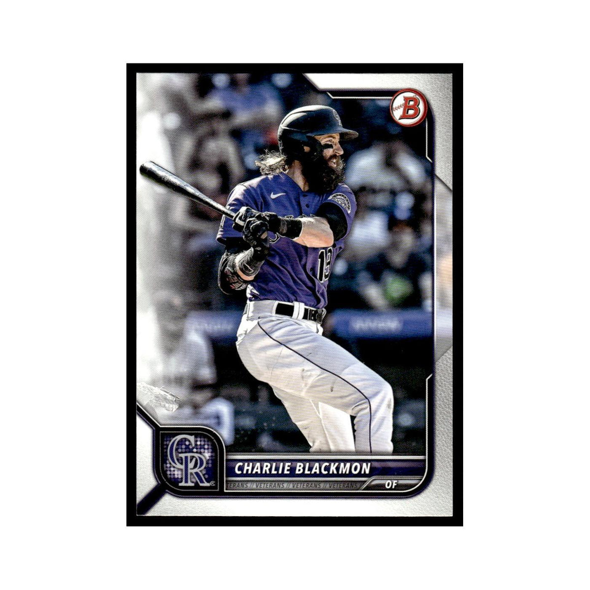 Charlie Blackmon 2022 Bowman #75 Colorado Rockies Baseball Card NM