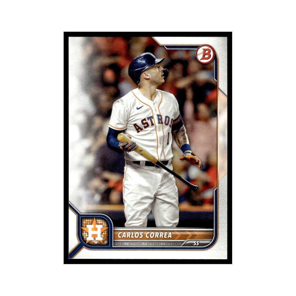 Carlos Correa 2022 Bowman #3 Houston Astros Baseball Card NM