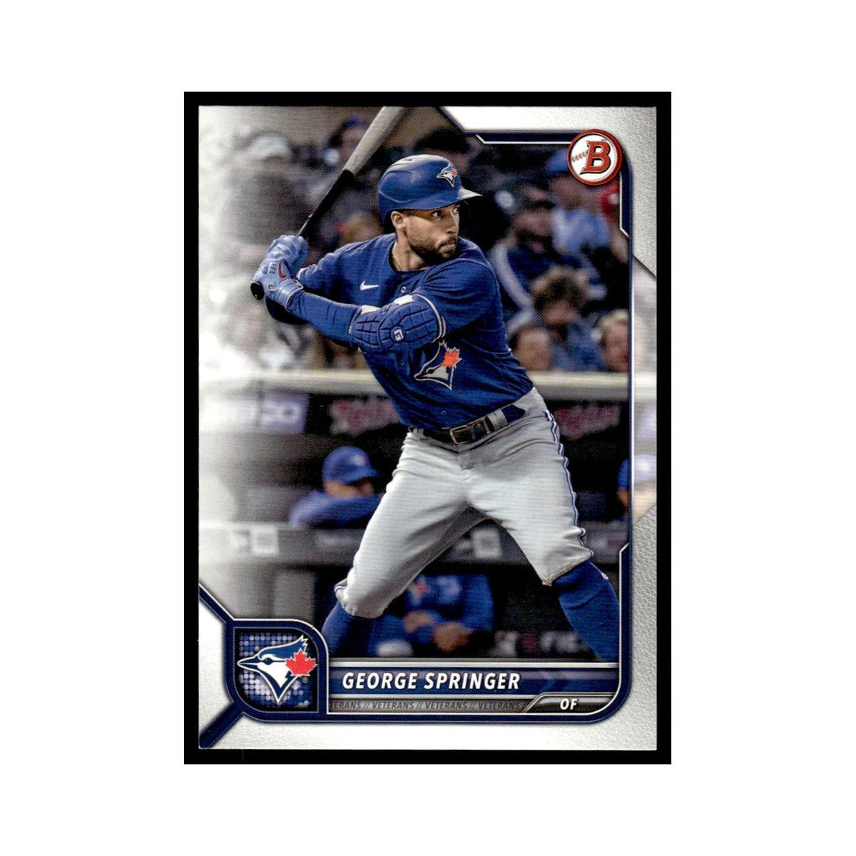 George Springer 2022 Bowman #63 Toronto Blue Jays Baseball Card NM