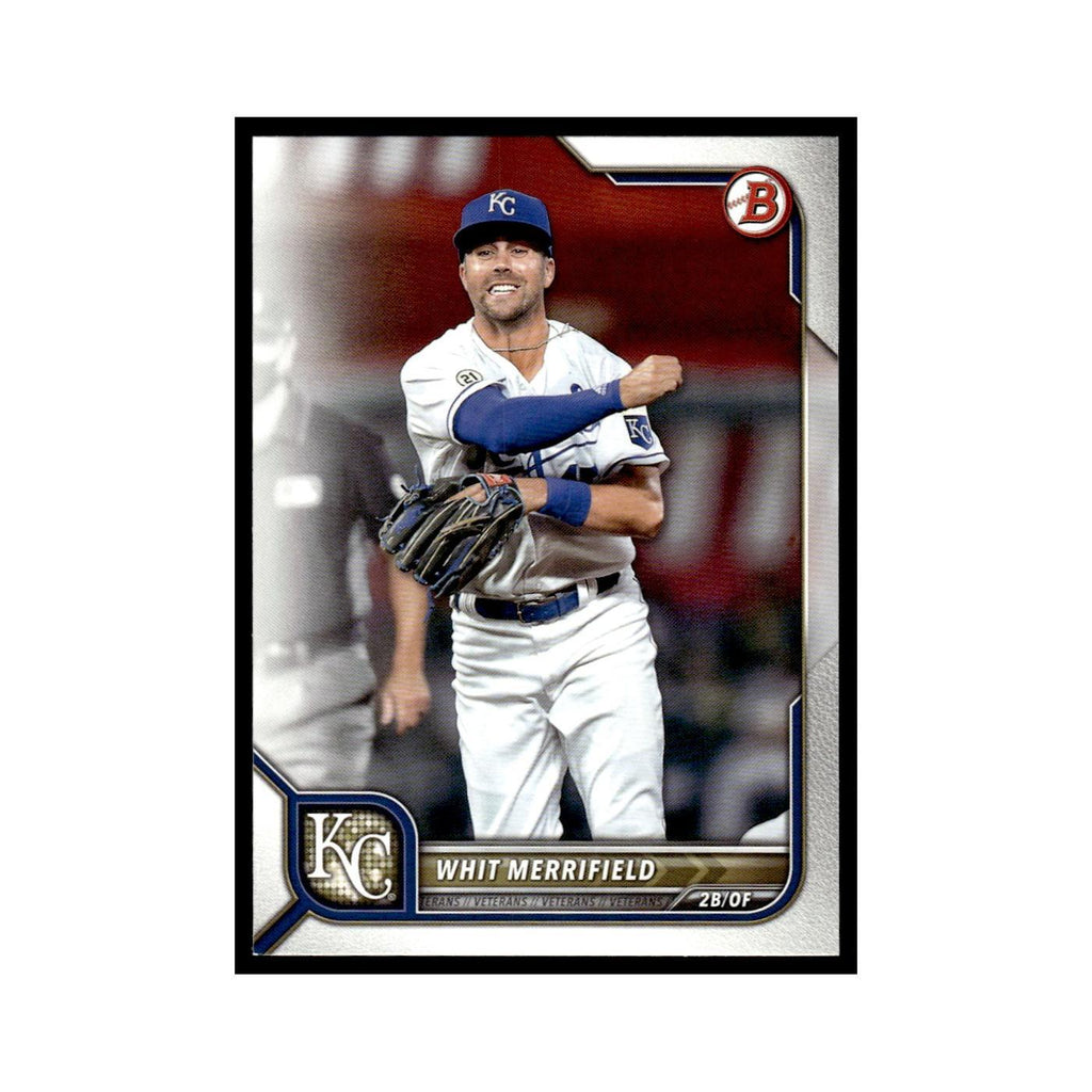 Whit Merrifield 2022 Bowman #42 Kansas City Royals Baseball Card NM