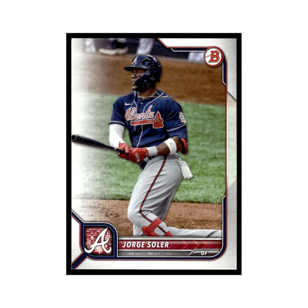 Jorge Soler 2022 Bowman #59 Atlanta Braves Baseball Card NM