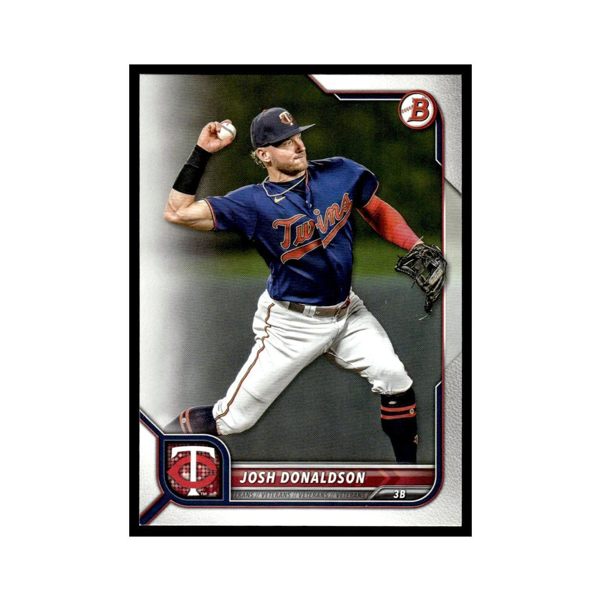 Josh Donaldson 2022 Bowman #80 Minnesota Twins Baseball Card NM