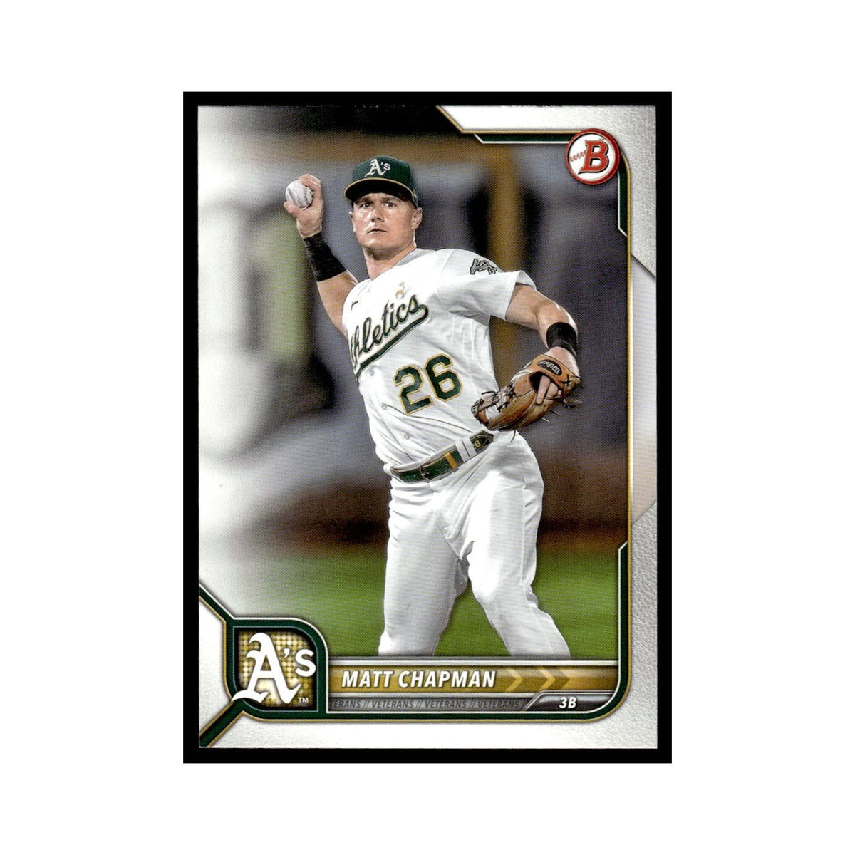 Matt Chapman 2022 Bowman #77 Oakland Athletics Baseball Card NM