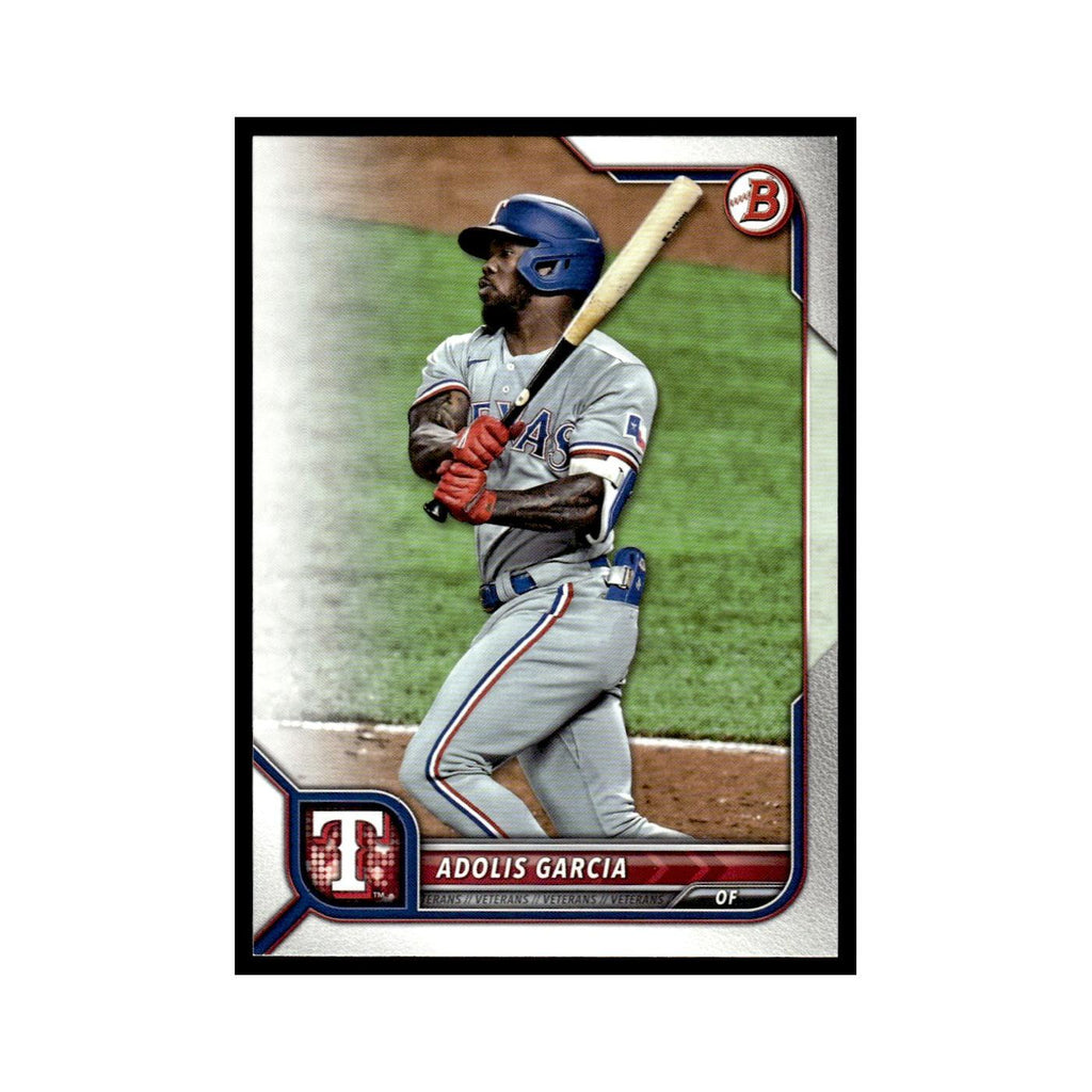 Adolis Garcia 2022 Bowman #53 Texas Rangers Baseball Card NM
