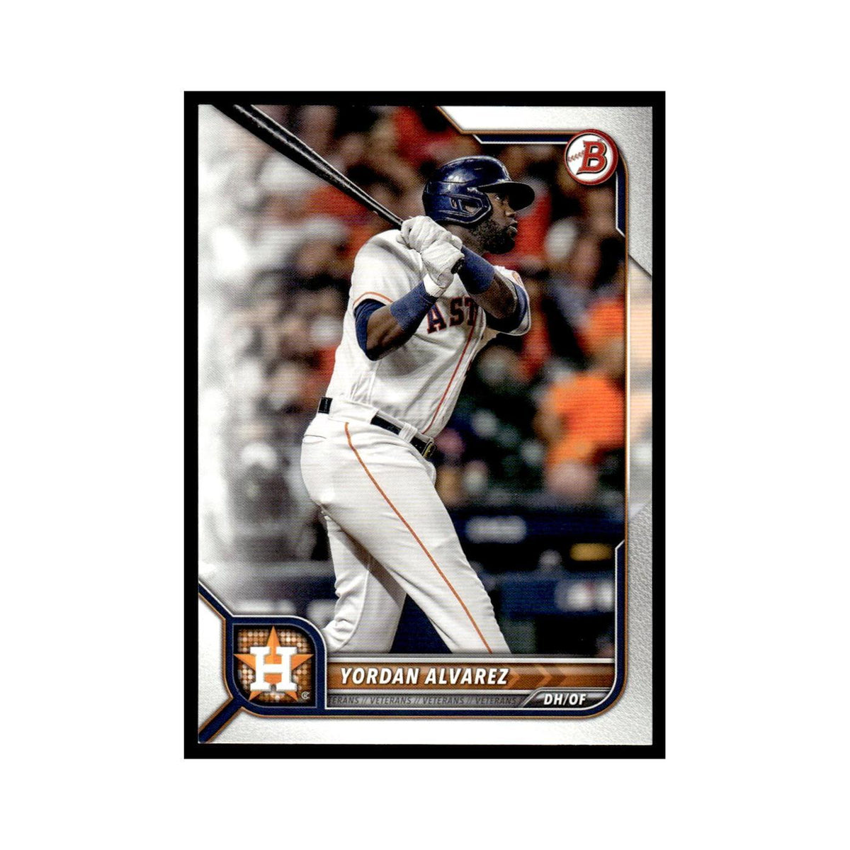 Yordan Alvarez 2022 Bowman #83 Houston Astros Baseball Card NM