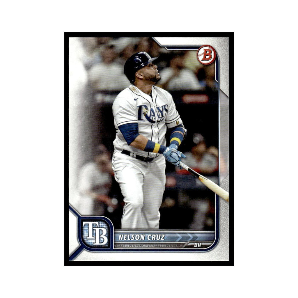 Nelson Cruz 2022 Bowman #73 Tampa Bay Rays Baseball Card NM