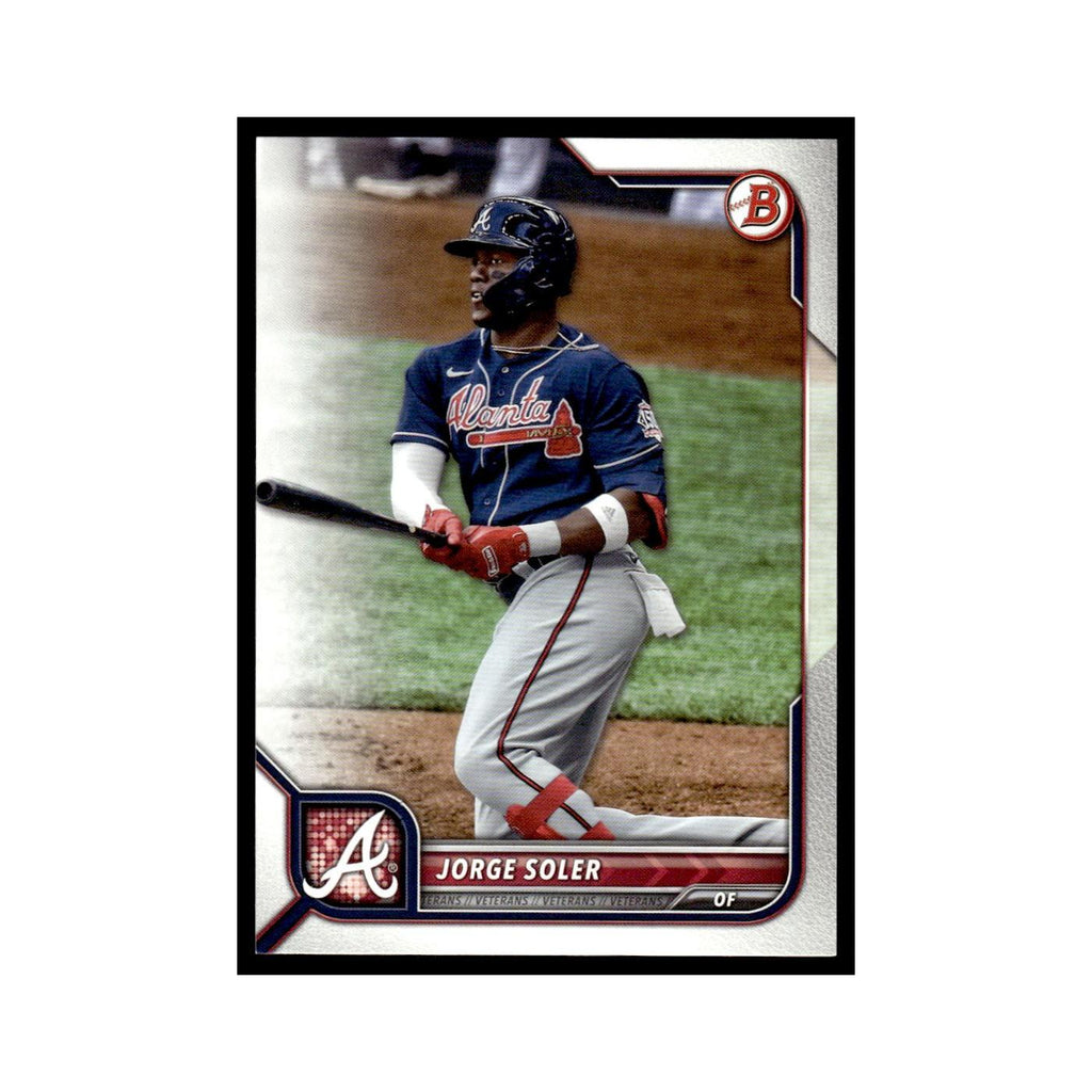 Jorge Soler 2022 Bowman #59 Atlanta Braves Baseball Card NM