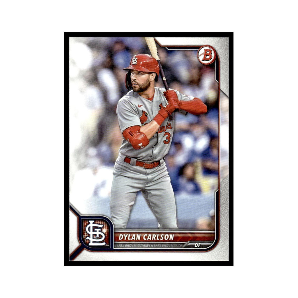 Dylan Carlson 2022 Bowman #14 St. Louis Cardinals Baseball Card NM