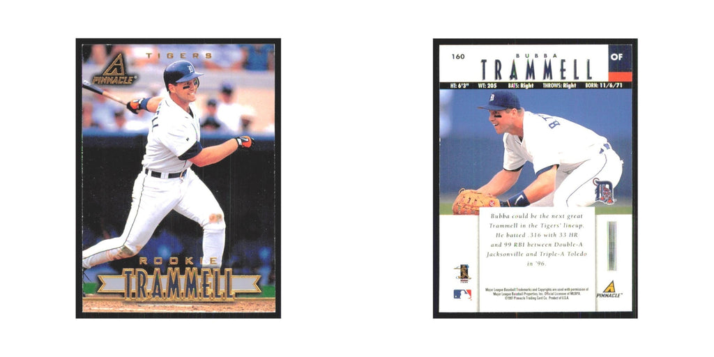 1997 Pinnacle Bubba Tramell RC Tigers #160