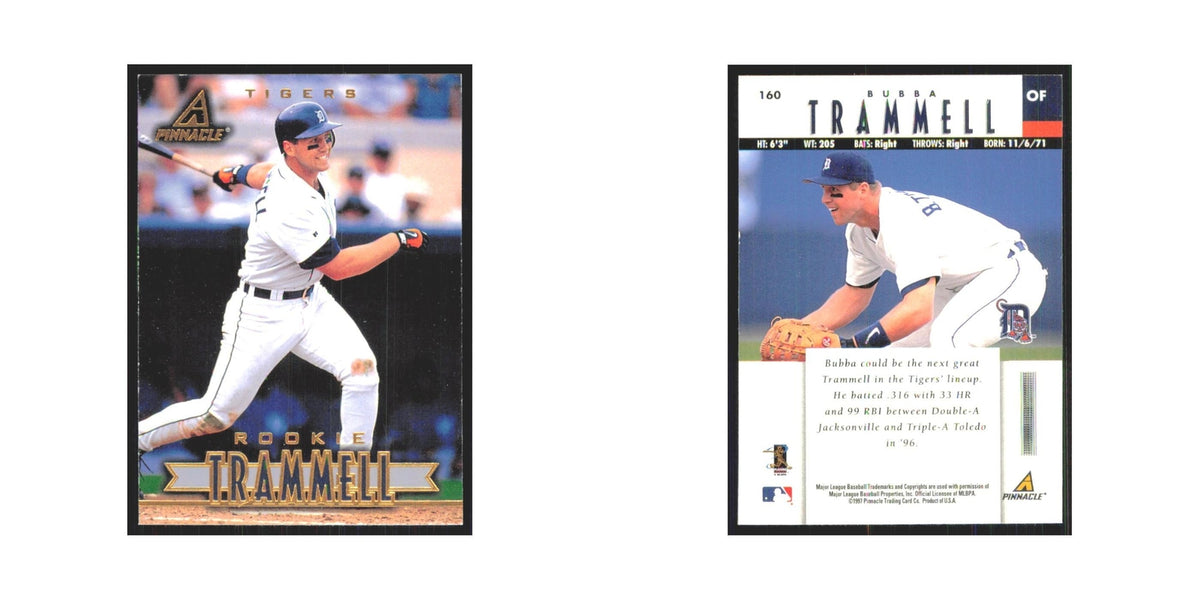1997 Pinnacle Bubba Tramell RC Tigers #160