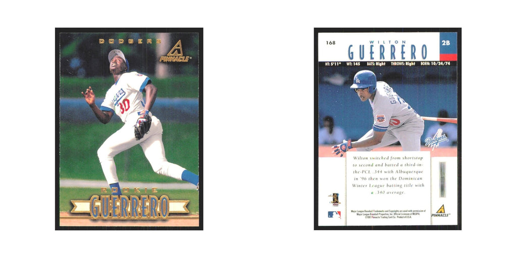 1997 Pinnacle Wilton Guerrero RC Dodgers #168