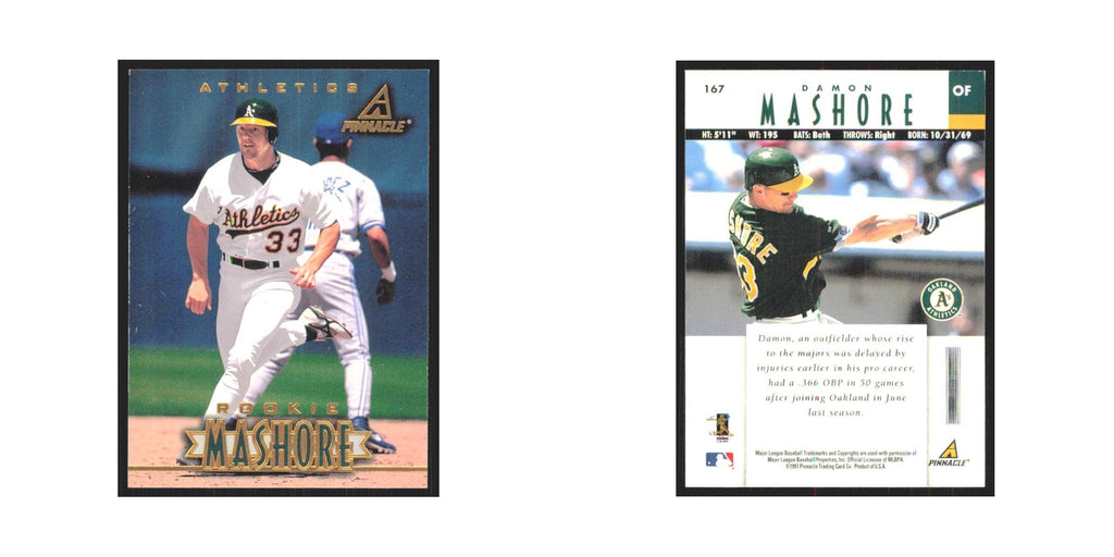 1997 Pinnacle Damon Mashore Athletics #167