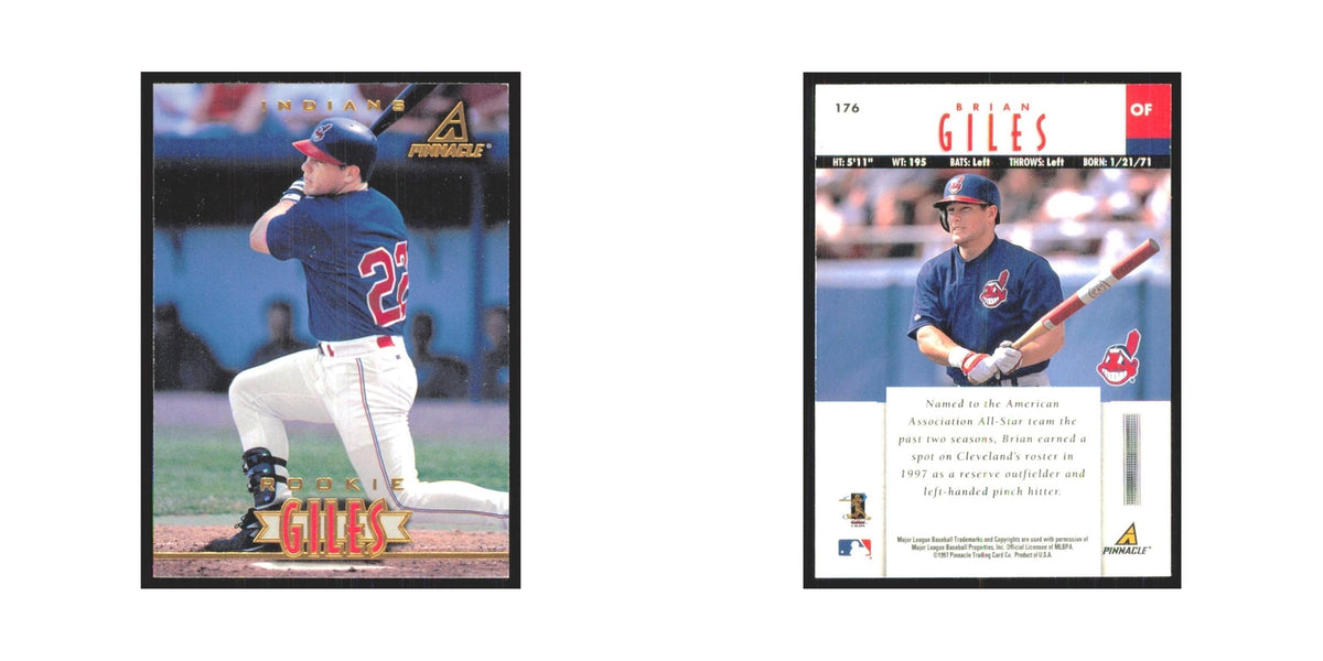 1997 Pinnacle Brian Giles Indians #176