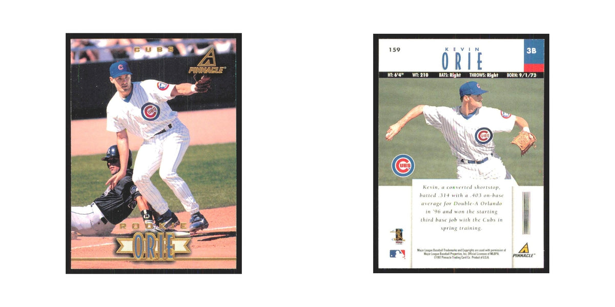 1997 Pinnacle Kevin Orie RC Cubs #159