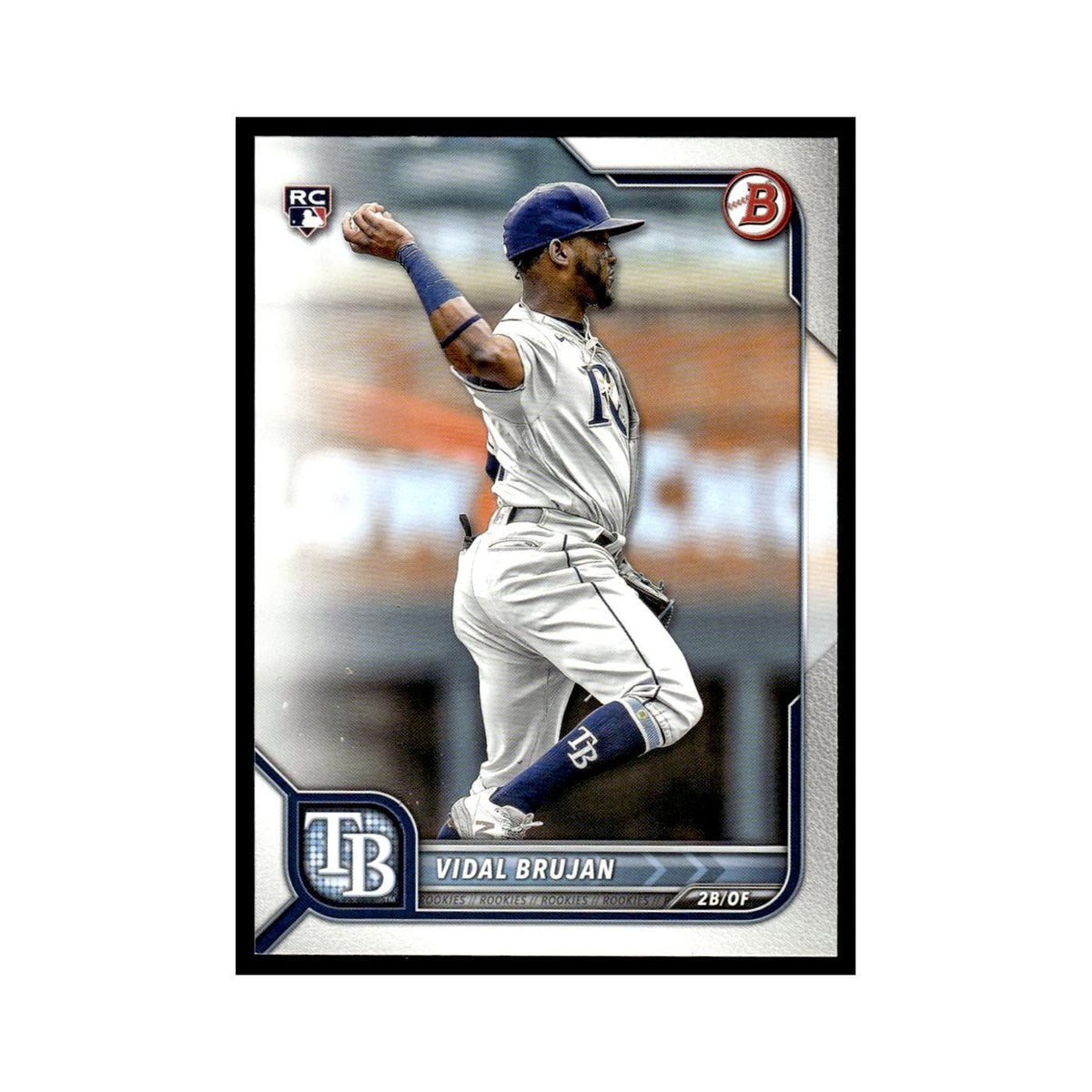 Vidal Brujan Rookie 2022 Bowman #71 Tampa Bay Rays Baseball Card NM