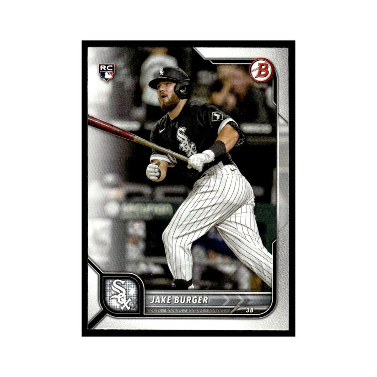 Jake Burger Rookie 2022 Bowman #17 Chicago White Sox Baseball Card NM