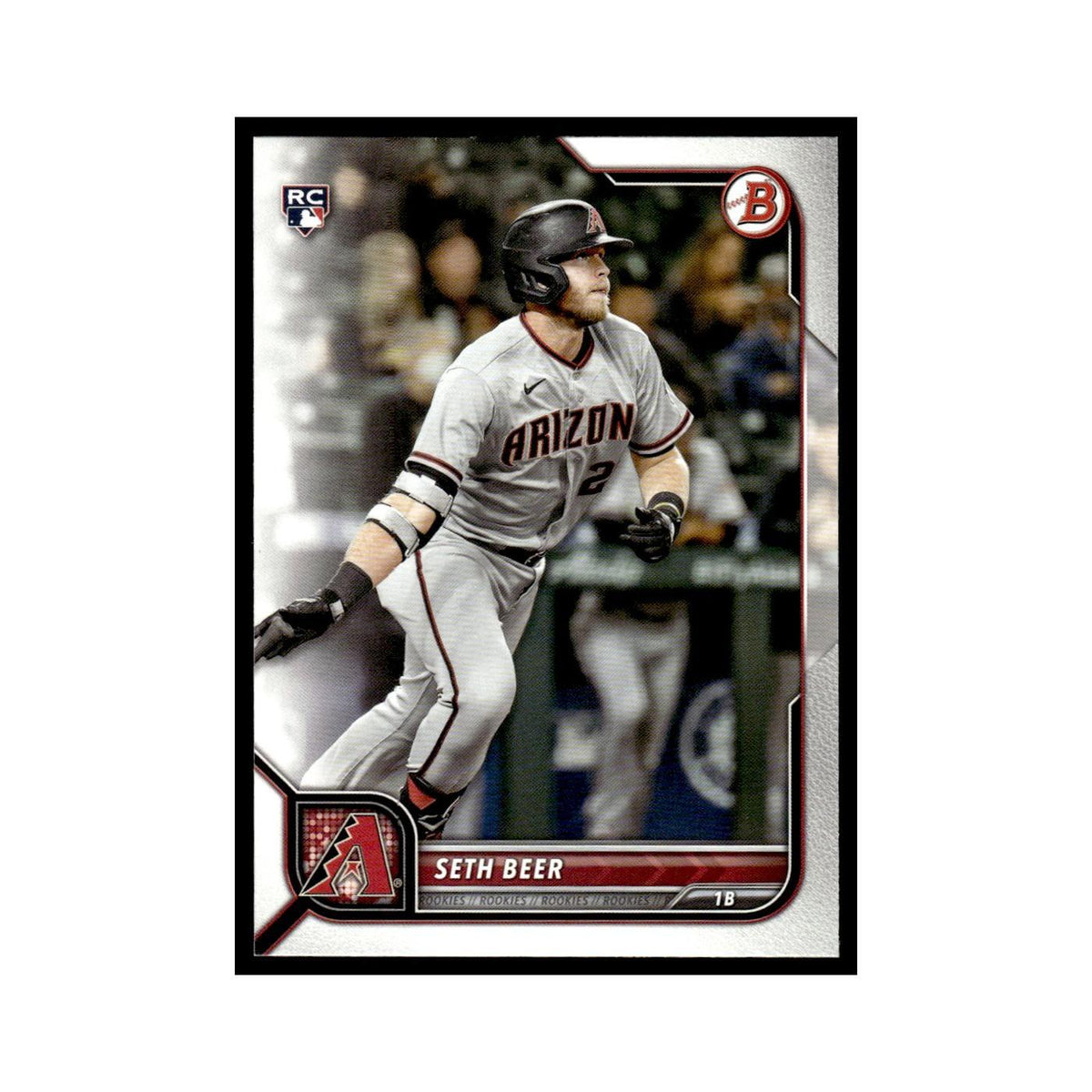 Seth Beer Rookie 2022 Bowman #36 Arizona Diamondbacks Baseball Card NM