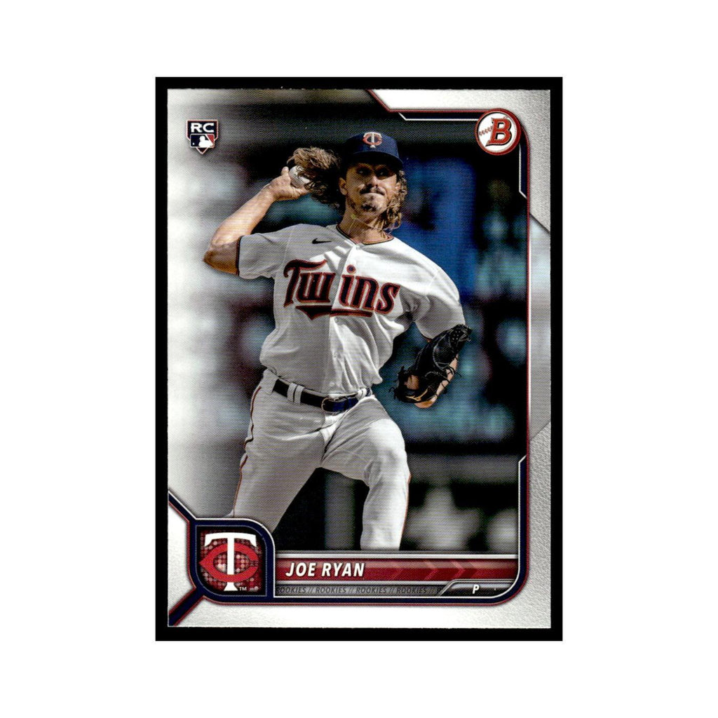 Joe Ryan Rookie 2022 Bowman #56 Minnesota Twins Baseball Card NM