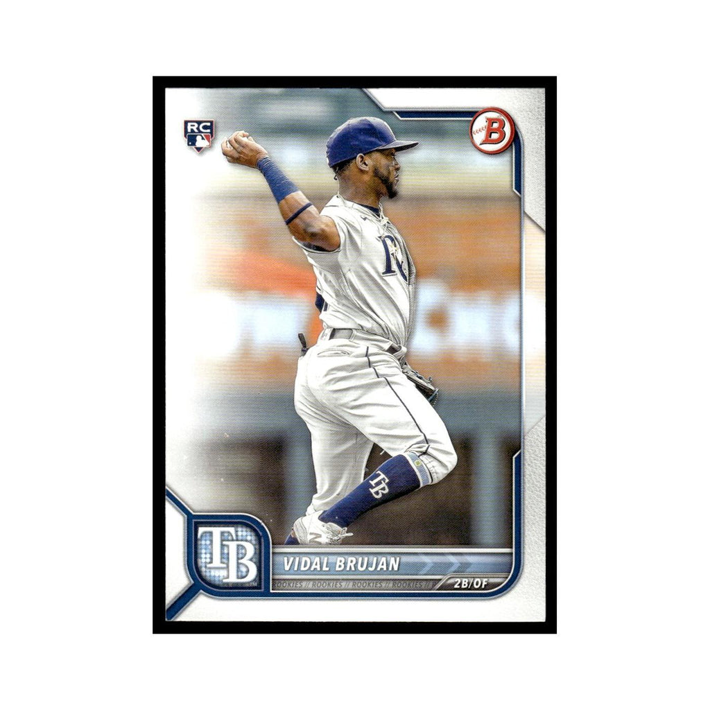 Vidal Brujan Rookie 2022 Bowman #71 Tampa Bay Rays Baseball Card NM