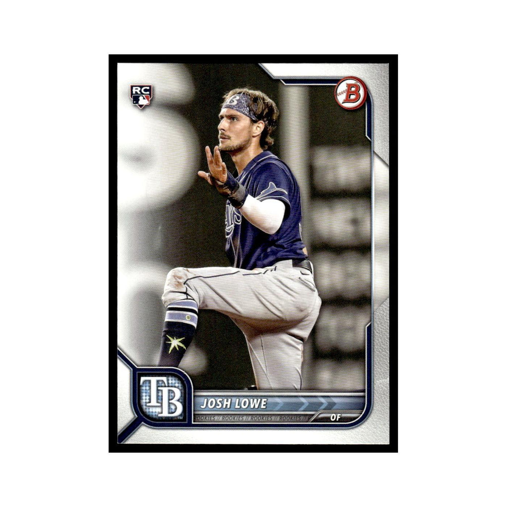 Josh Lowe Rookie 2022 Bowman #33 Tampa Bay Rays Baseball Card NM