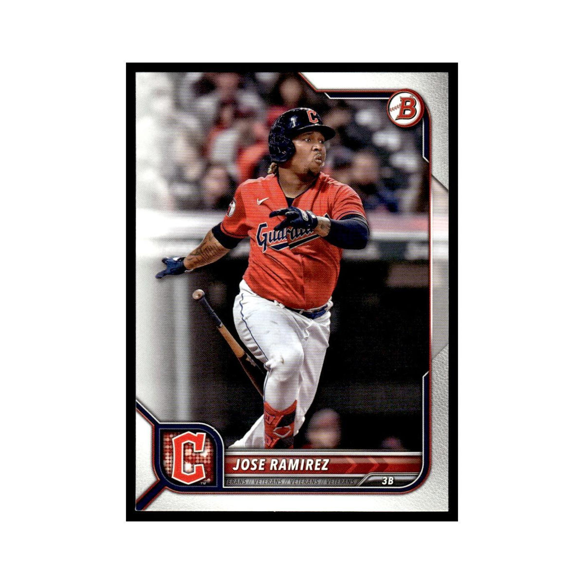 Jose Ramirez 2022 Bowman #67 Cleveland Guardians Baseball Card NM