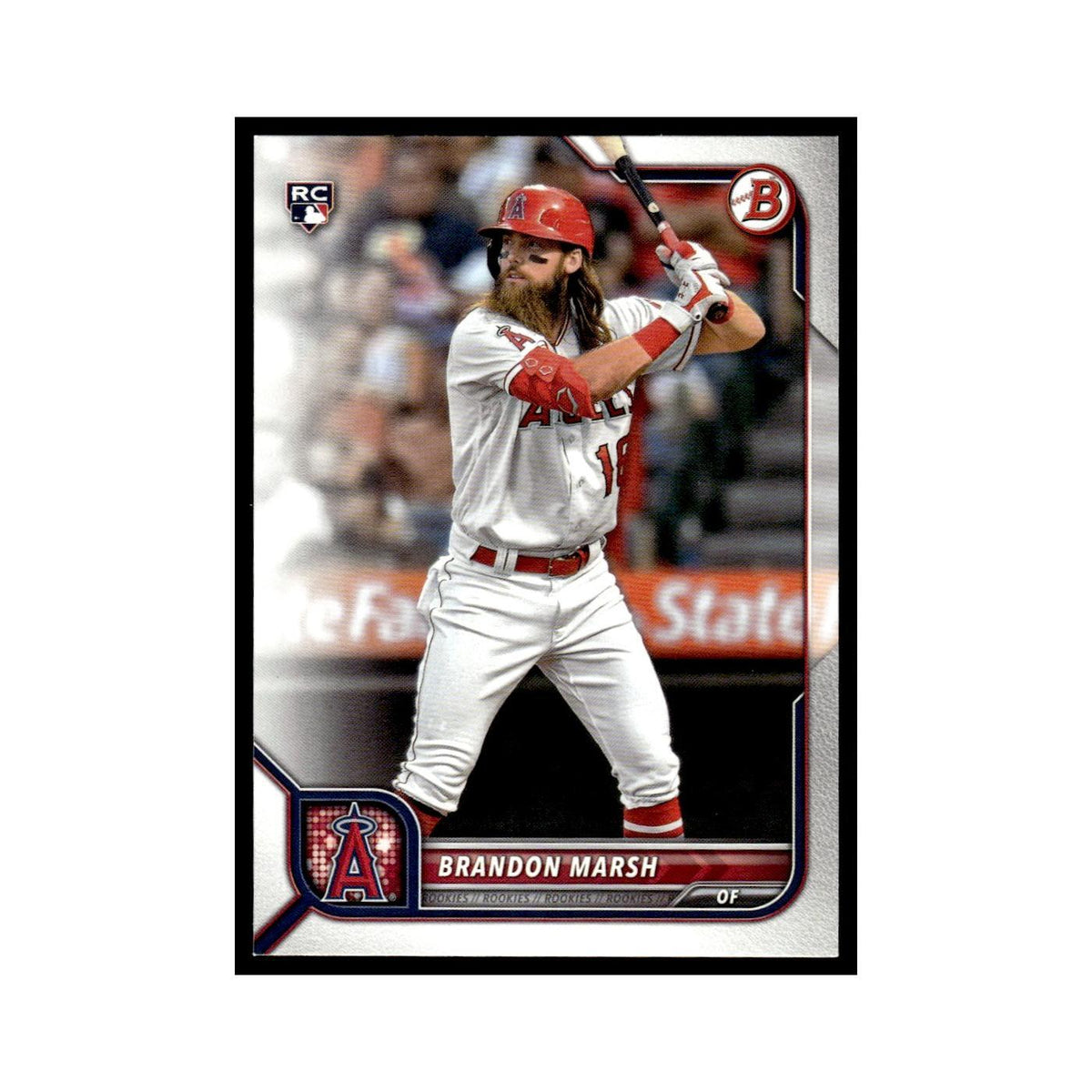 Brandon Marsh Rookie 2022 Bowman #81 Los Angeles Angels Baseball Card NM