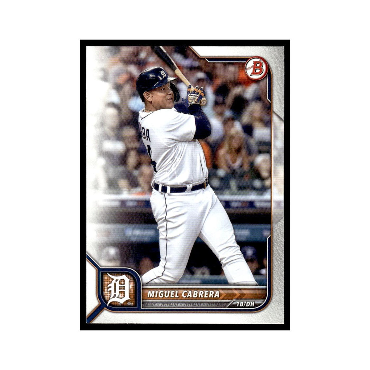 Miguel Cabrera 2022 Bowman #50 Detroit Tigers Baseball Card NM