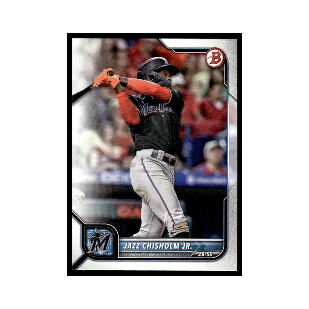 Jazz Chisholm Jr. 2022 Bowman #4 Miami Marlins Baseball Card NM