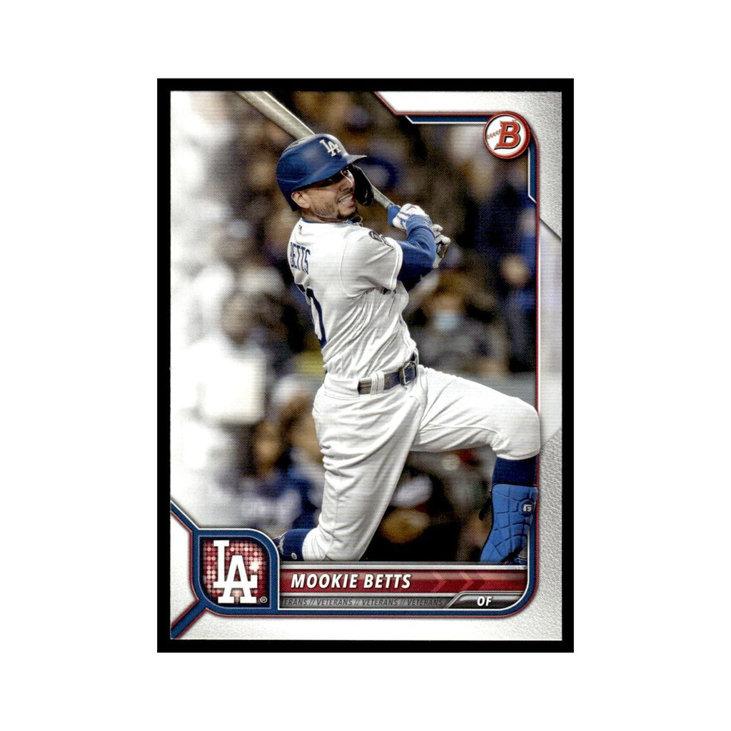 Mookie Betts 2022 Bowman #25 Los Angeles Dodgers Baseball Card NM