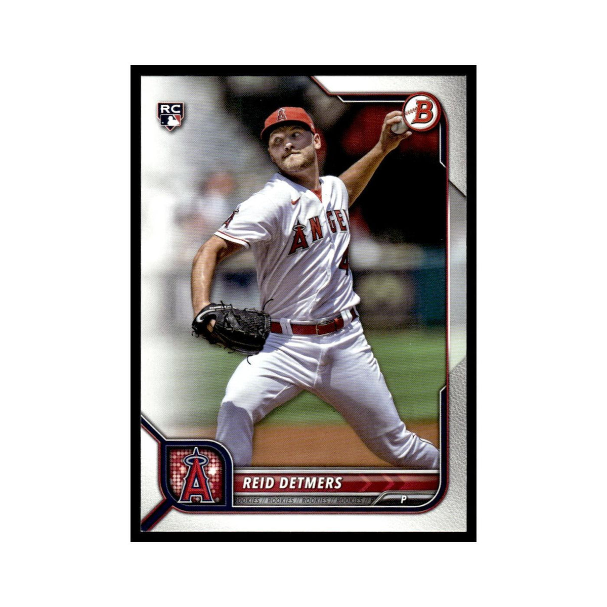 Reid Detmers Rookie 2022 Bowman #44 Los Angeles Angels Baseball Card NM
