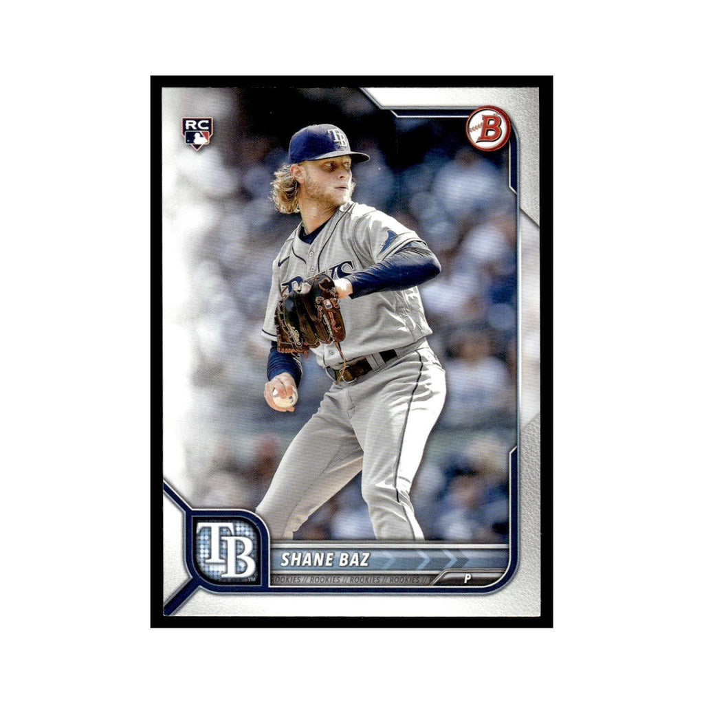 Shane Baz Rookie 2022 Bowman #90 Tampa Bay Rays Baseball Card NM