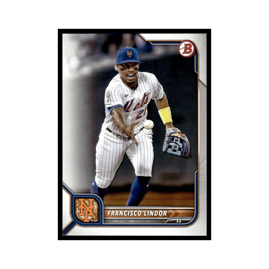 Francisco Lindor 2022 Bowman #47 New York Mets Baseball Card NM