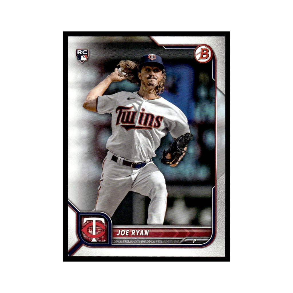 Joe Ryan Rookie 2022 Bowman #56 Minnesota Twins Baseball Card NM