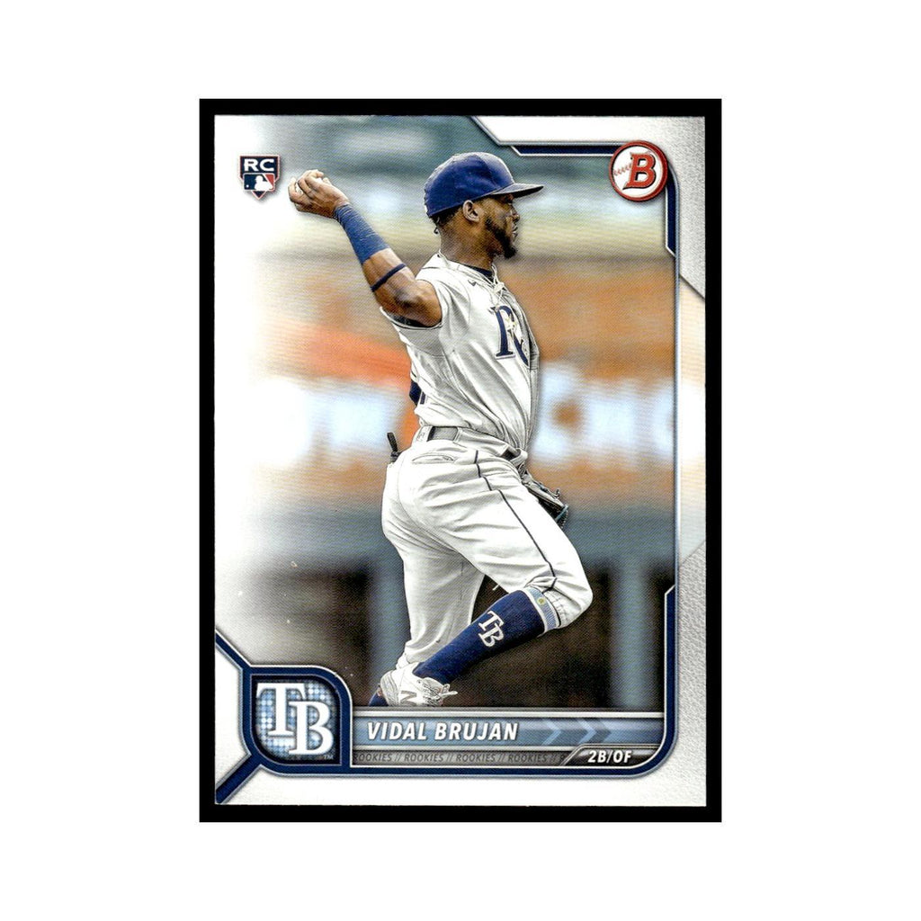 Vidal Brujan Rookie 2022 Bowman #71 Tampa Bay Rays Baseball Card NM