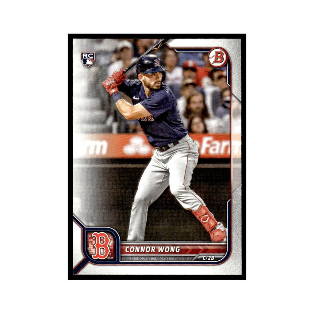 Connor Wong Rookie 2022 Bowman #82 Boston Red Sox Baseball Card NM
