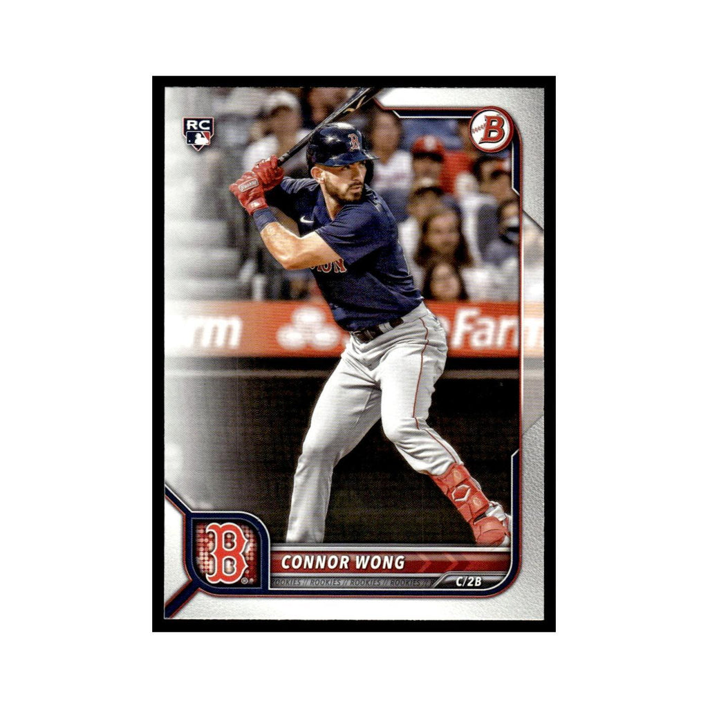 Connor Wong Rookie 2022 Bowman #82 Boston Red Sox Baseball Card NM